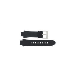 Uhrenarmband 21403 Silikon Schwarz