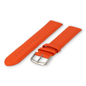 Uhrenarmband Universal 23040 Leder Orange 26mm