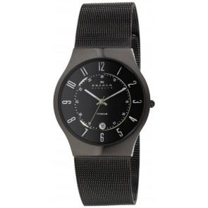 Skagen Uhrenarmband 233XLTBR Metall Schwarz