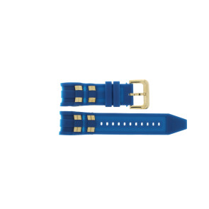 Uhrenarmband Invicta 26087 Kautschuk Blau 26mm