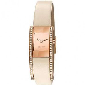 Uhrenarmband Esprit ES107362002 Leder Beige 13mm