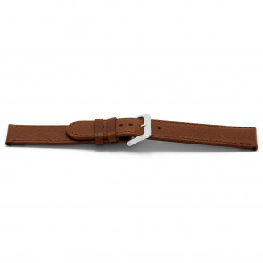Uhrenarmband Universal C401 Leder Cognac 12mm