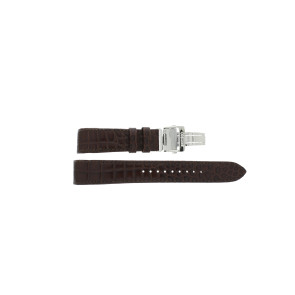 Uhrenarmband Seiko 7D56-0AA0/SNP023P1 (4A071JL) Leder Braun