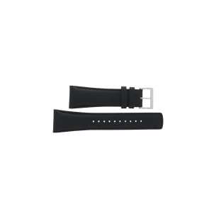 Uhrenarmband Seiko 7T62-0GL0 / SNA773P2 / 4KW9JZ Leder Schwarz 26mm