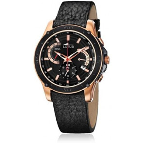 Uhrenarmband Lotus 9992-4 Leder Schwarz 20mm
