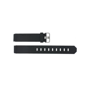 Jacob Jensen Uhrenarmband 732 / 742 / 640 / 641 / 660 / 662 / 680 / 681 Kautschuk Schwarz 17mm