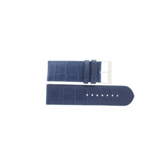 Uhrenarmband Universal 61248B.55.28 Leder Blau 28mm