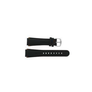 Uhrenarmband Hugo Boss 659302091 / HB1512287 / HB1512283 Leder Schwarz 20mm