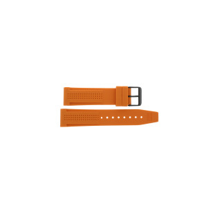 Uhrenarmband Hugo Boss 1790837 / 679301407 / TH-176-1-34-1206 Kautschuk Orange 22mm