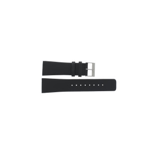 Uhrenarmband Skagen 697XLMLMB Leder Schwarz 24mm