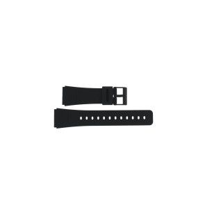 Uhrenarmband Casio 70378364 / DBC-62-1 Kunststoff Schwarz 22mm