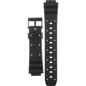Casio Uhrenarmband 70607875 Kunststoff Schwarz 14mm