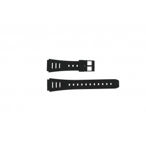 Casio Uhrenarmband 71603087 Kunststoff Schwarz 19mm