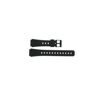 Casio Uhrenarmband 71604816 Kunststoff Schwarz 18mm