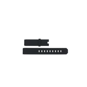 Uhrenarmband Jacob Jensen 773 Kautschuk Schwarz 19mm