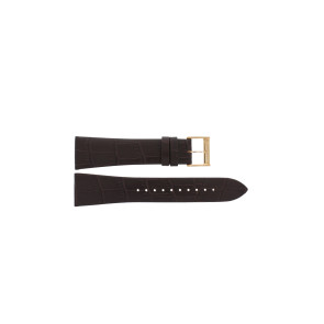 Uhrenarmband Seiko SKP398P1 / 7N39-0CA0 / L0G0012P0 Leder Braun 24mm
