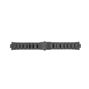Uhrenarmband Seiko SNKE03K1 / 7S26-02T0 / 3359MB Stahl Schwarz 10mm