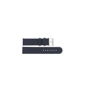 Uhrenarmband Universal 800.05.20 Leder Blau 20mm