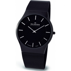 Skagen Uhrenarmband 803XLTBB Metall Schwarz