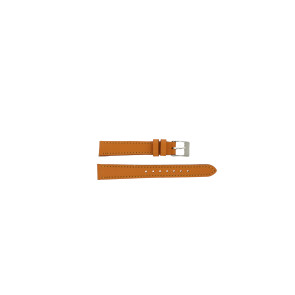 Uhrenarmband Universal 804.12.14 Leder Orange 14mm