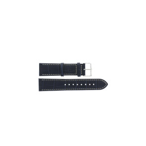 Uhrenarmband Universal 808.05.22 Leder Blau 22mm