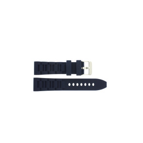 Uhrenarmband Universal 896.06 Kautschuk Blau 20mm