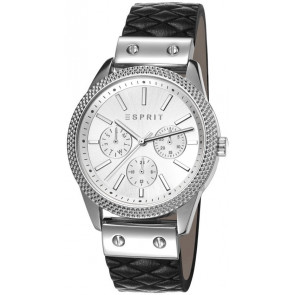 Uhrenarmband Esprit ES107732001 Leder Schwarz 16mm