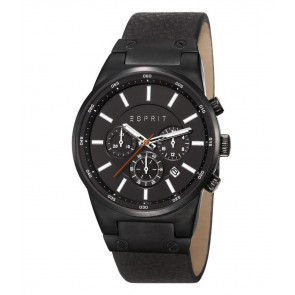 Uhrenarmband Esprit ES107961001 Leder Schwarz 20mm