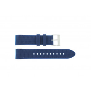 Uhrenarmband Nautica A21018G / A15103G / NAPSDG004 Silikon Blau 22mm
