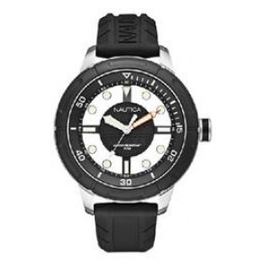 Uhrenarmband Nautica A29552G Kautschuk Schwarz