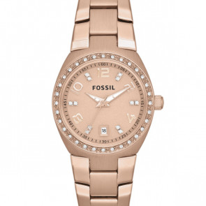 Uhrenarmband Fossil AM4508 Stahl Rosé 18mm