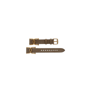 Uhrenarmband Fossil AM4620 Leder Beige 20mm