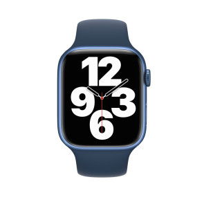 Uhrenarmband Smartwatch Universal App.watch.7-8.le.05G Silikon Blau 32mm