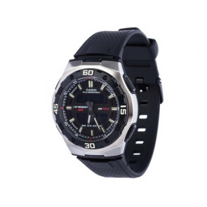 Uhrenarmband Casio AQ-164W-1AV / AQ-164W-7AV Kunststoff Schwarz 16mm
