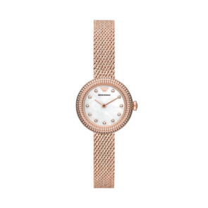 Uhrenarmband Armani AR11416 Milanese Rosé 10mm