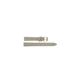 Uhrenarmband Armani AR1681 Leder Beige 14mm