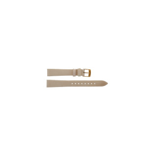 Uhrenarmband Armani AR1927 Leder Beige 14mm