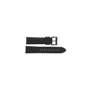 Uhrenarmband Armani AR5916 Leder Schwarz 22mm
