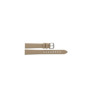 Uhrenarmband Armani AR6032 Leder Beige 14mm