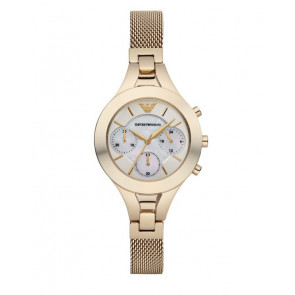 Uhrenarmband Armani AR7390 Milanese Vergoldet