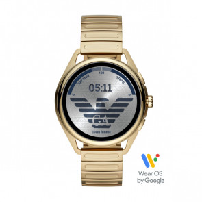 Uhrenarmband Armani ART5027 / Matteo watch Stahl Vergoldet 20mm