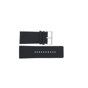 Uhrenarmband Armani Exchange AX1001 Leder Schwarz 34mm