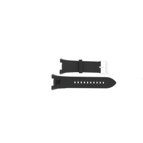 Armani Uhrenarmband AX1042 Silikon Schwarz 32mm