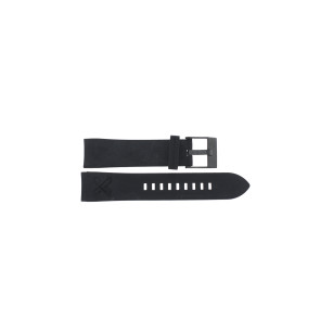 Uhrenarmband Armani Exchange AX1120 Silikon Schwarz 22mm
