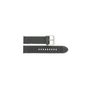 Uhrenarmband Armani Exchange AX1165 Silikon Grau 22mm
