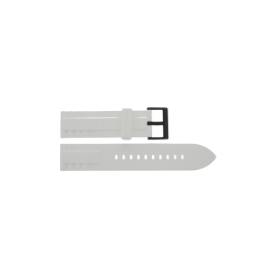 Armani Uhrenarmband AX-1225 Silikon Weiß 22mm 