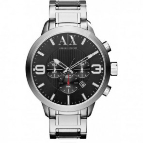 Uhrenarmband Armani Exchange AX1272 Rostfreier Stahl Stahl 22mm