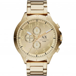 Uhrenarmband Armani Exchange AX1752 Stahl Vergoldet 22mm