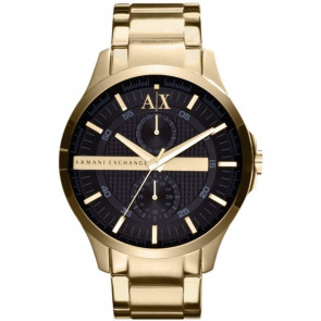 Uhrenarmband Armani Exchange AX2122 Stahl Vergoldet 22mm