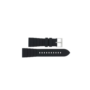 Uhrenarmband Armani AX2960 Kautschuk Schwarz 24mm